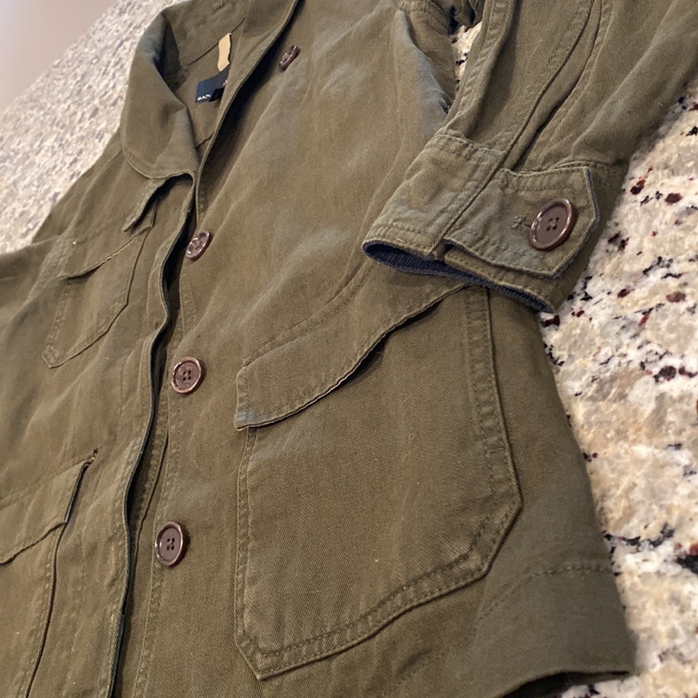 Banana Republic army/pea coat/jacket - Picture 5 of 11